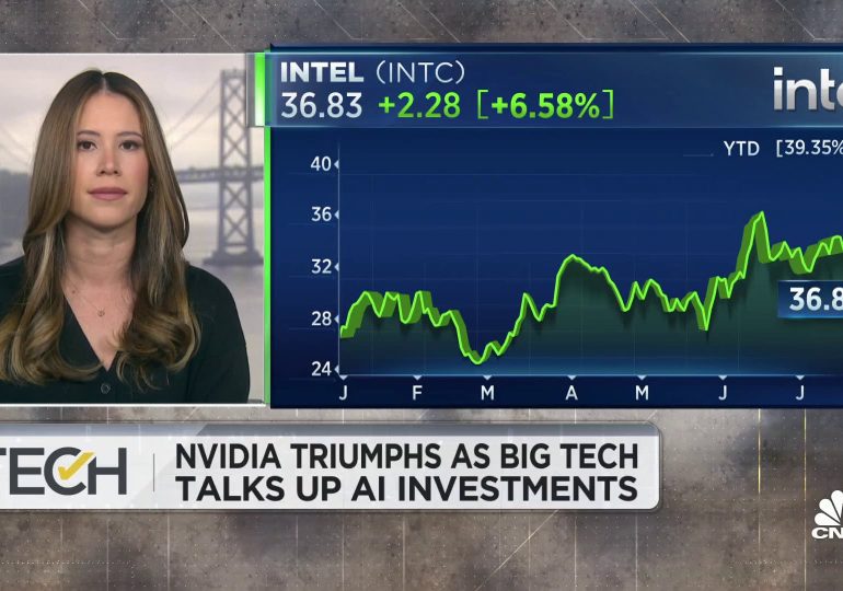 Nvidia’s A.I.-driven stock surge pushed earnings multiple three times higher than Tesla’s