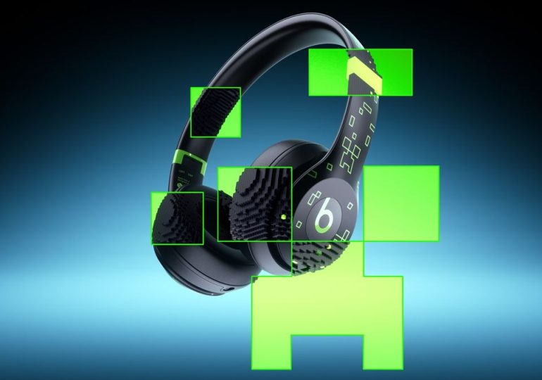 Beats’ Minecraft special edition Solo 4 headphones promise block-rocking beats