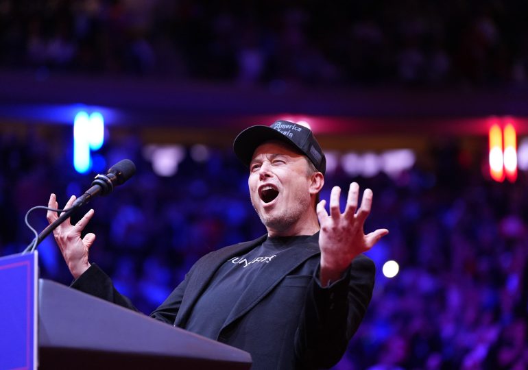 Tesla hits $1 trillion market cap as stock rallies after Trump win