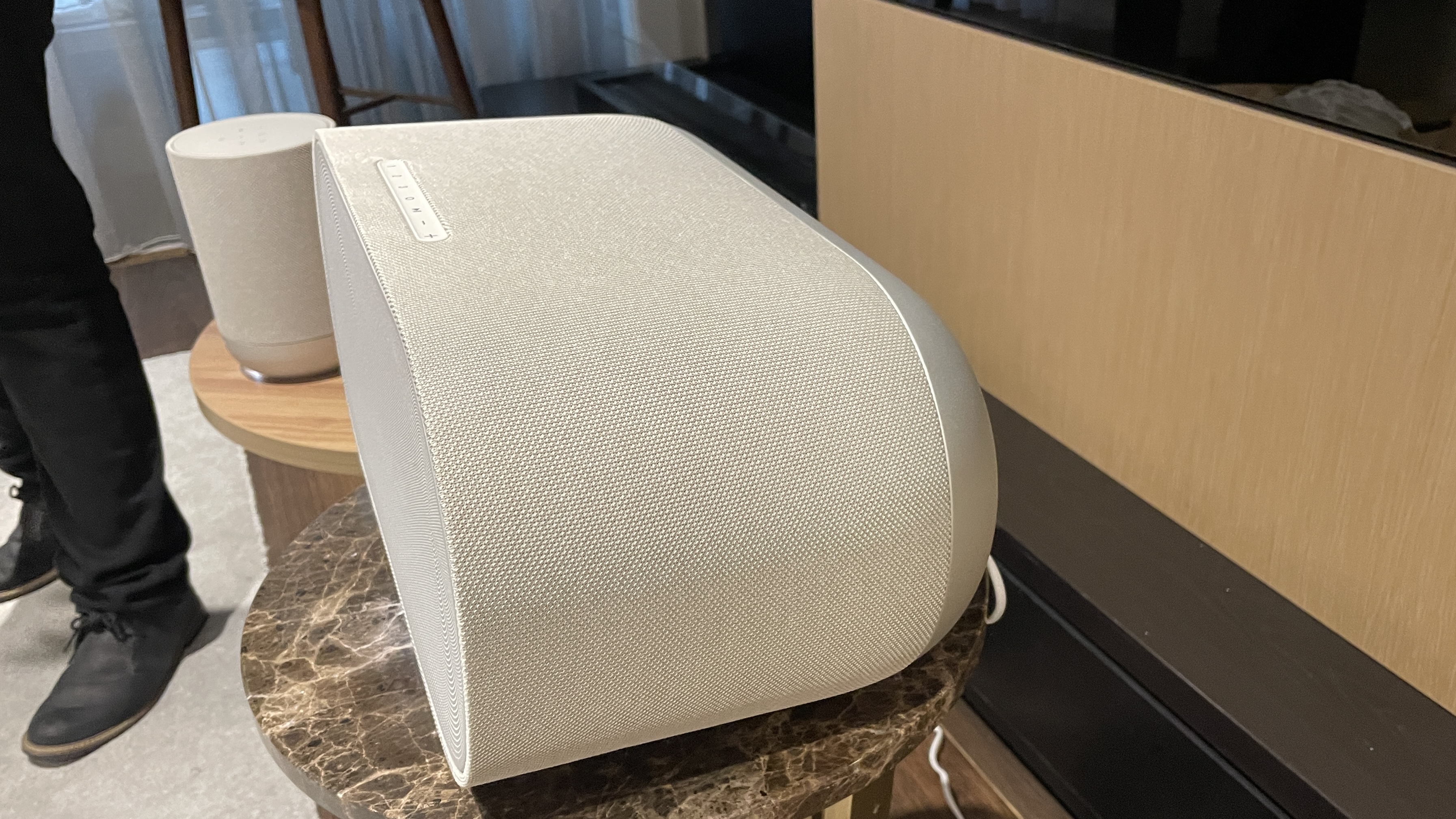 Denon 200, 400 and 600 in a very nice hotel room