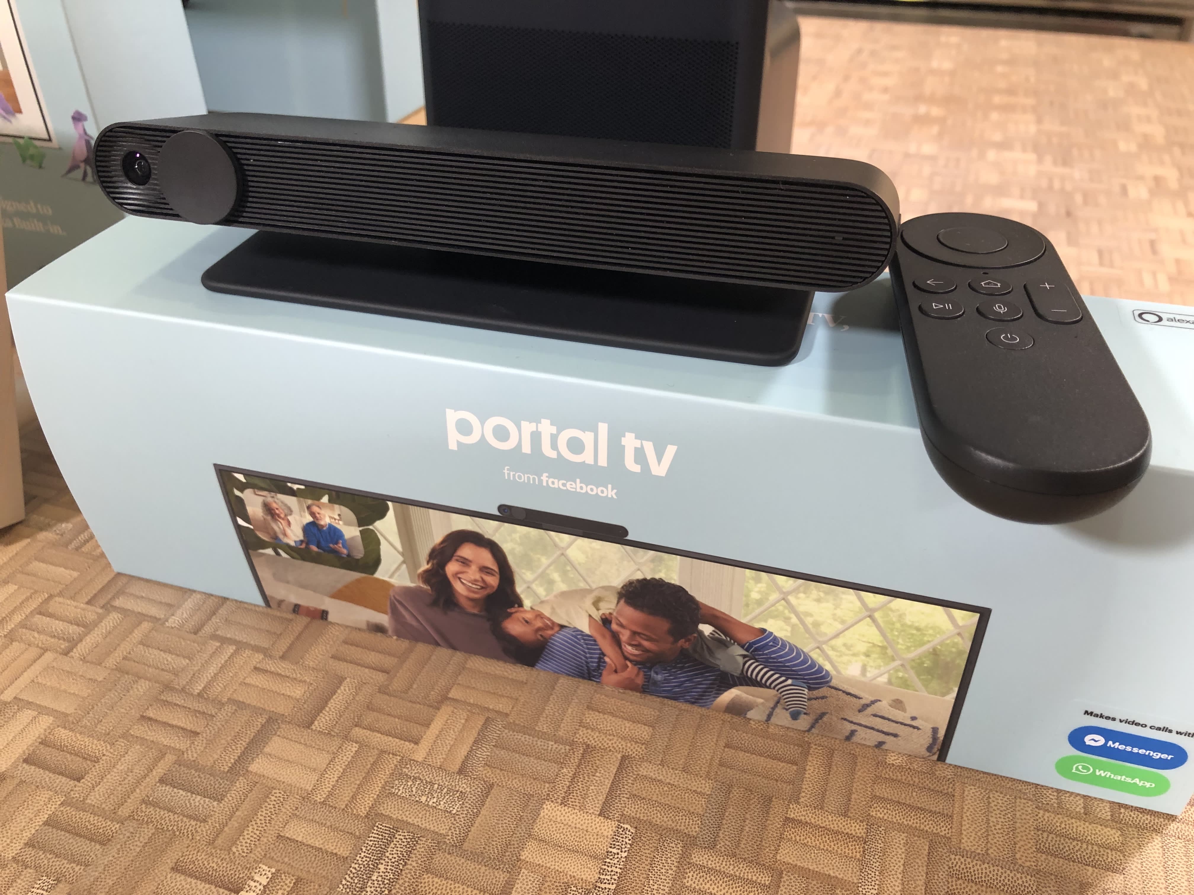 A first look at Facebook Portal TV, which combines video chat and streaming