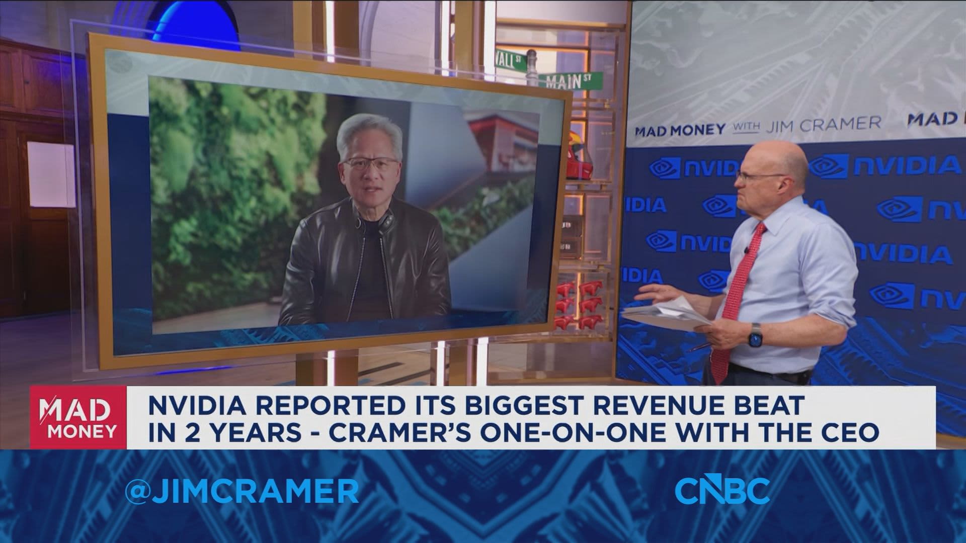 Watch Jim Cramer's full interview with Nvidia CEO Jensen Huang
