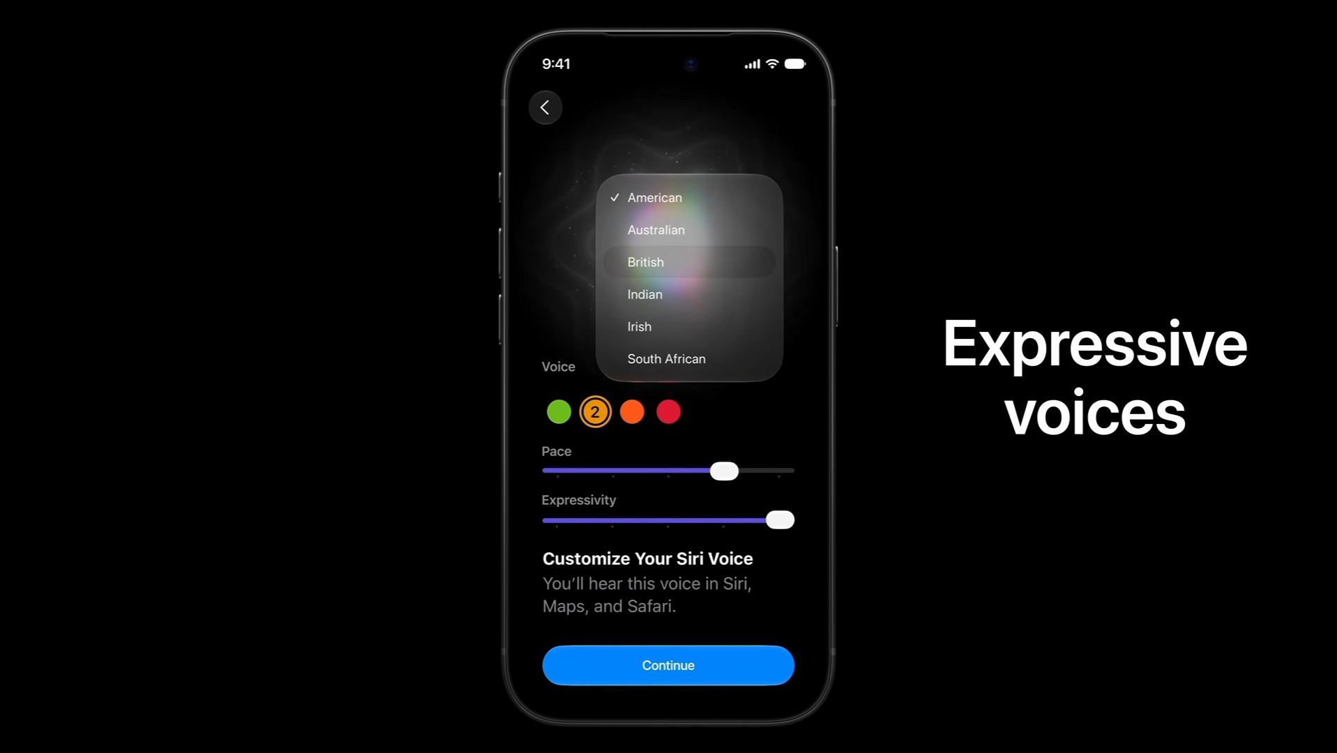 Screenshot from Apple's September 2026 event