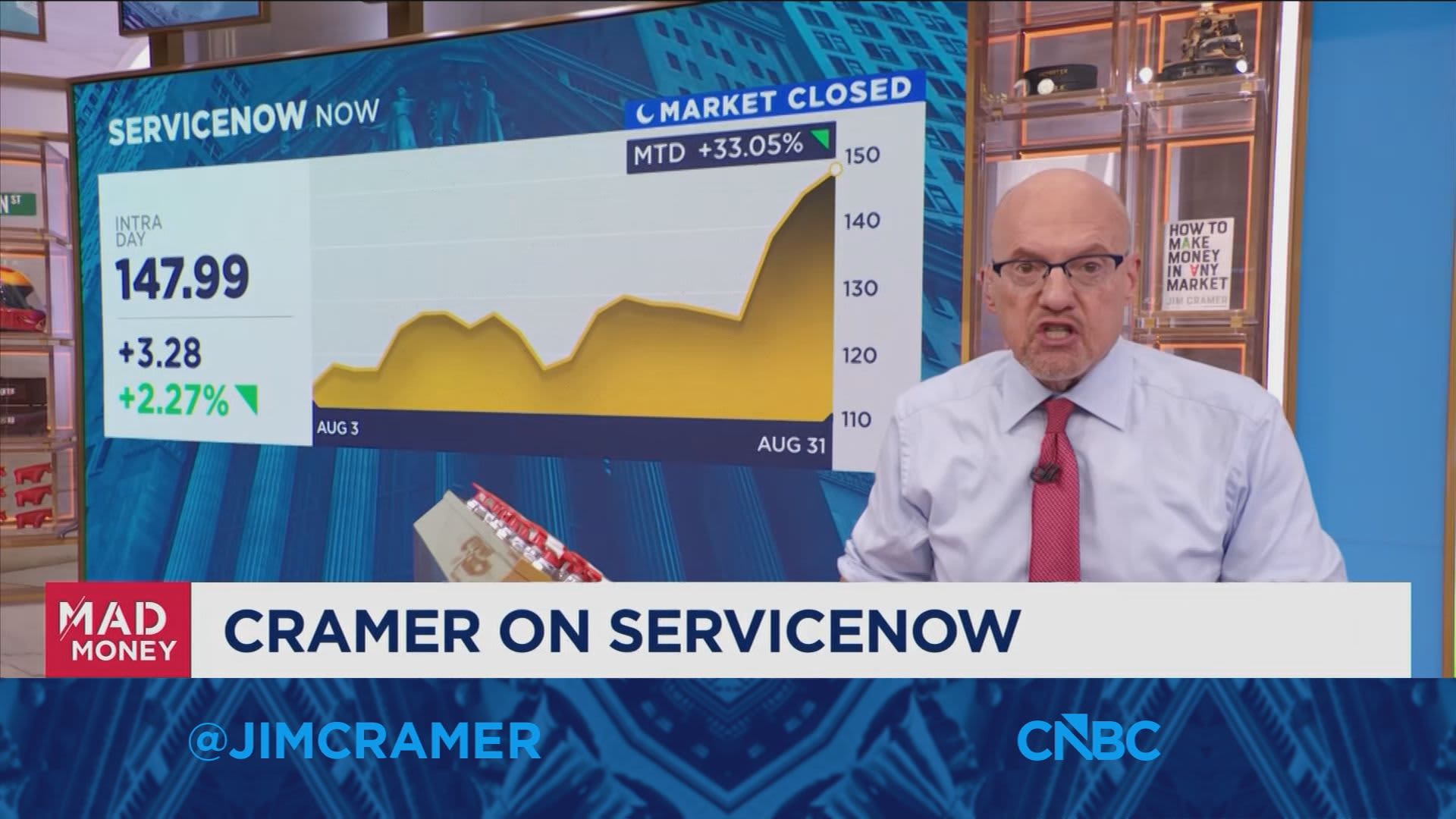 Jim Cramer talks his top stocks for the month of August