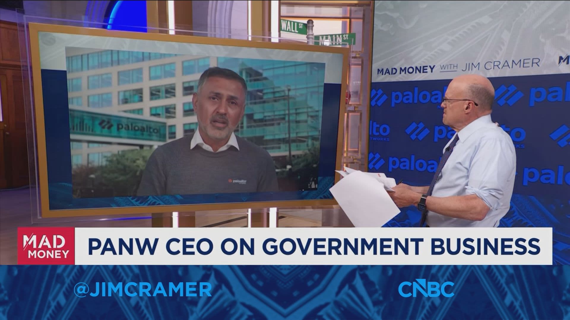 Palo Alto Networks CEO Nikesh Arora goes one-on-one with Jim Cramer